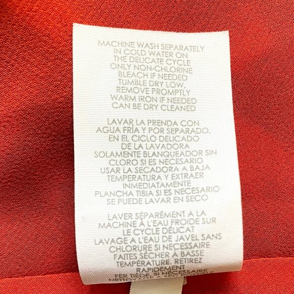 CAbi‎ Cherish Sleeveless Blouse/Tank Top Maroon Red Purple Print - L EUC - Picture 10 of 13